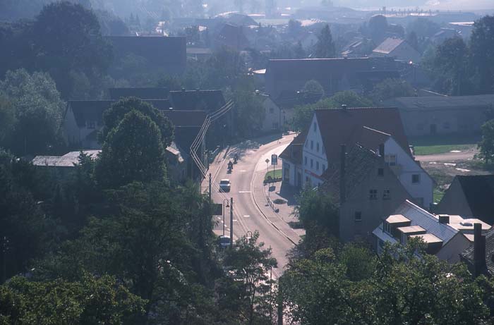 Thallwitz - Blick zur Siedewitzstraße