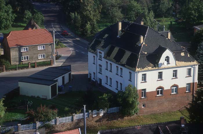 Thallwitz - Blick zum Anfang Neue Hauptstrasse
