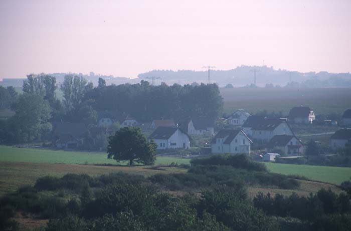 Thallwitz - Blick zum Wohngebiet Im Ilsental