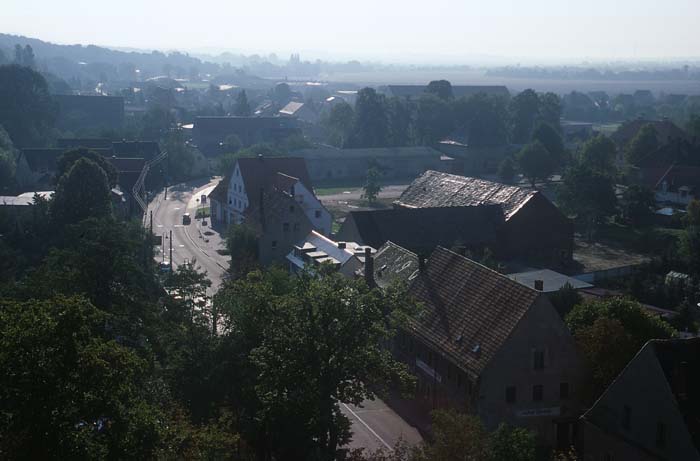 Thallwitz - Blick zur Siedewitzstraße