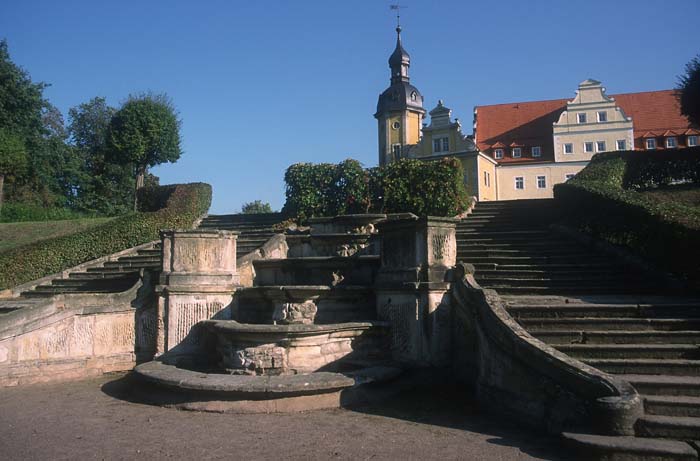 Treppe im Thallwitzer Schlosspark