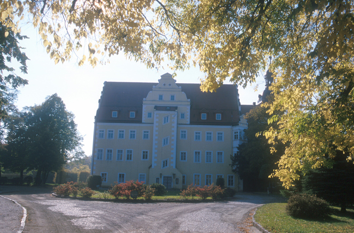 Blick zum Thallwitzer Schloss